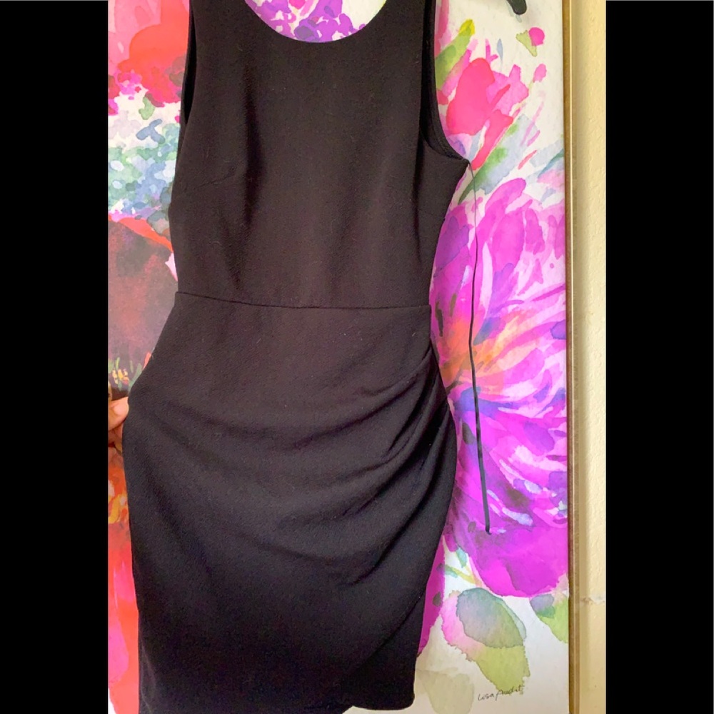 Beautiful black sleeveless mini dress